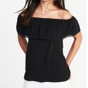 Old Navy Relaxed off-the-shoulder top size large